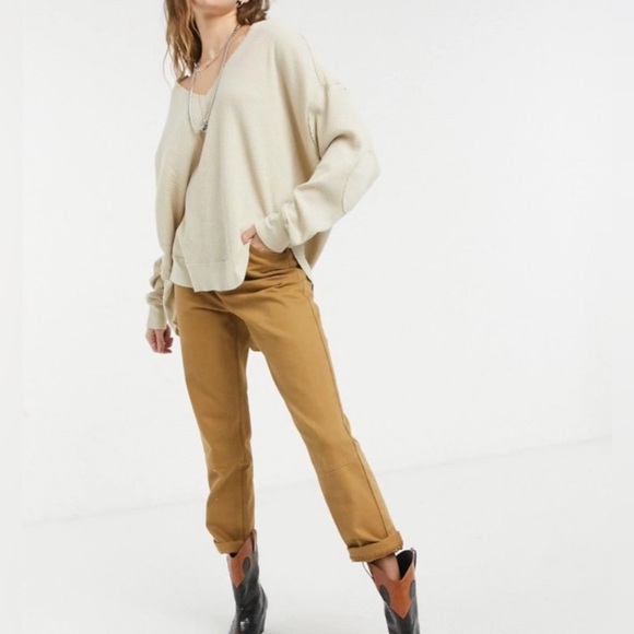 NWT Free People / We the free Owen Long Sleeve Thermal - vanilla cream - LARGE - Picture 7 of 14